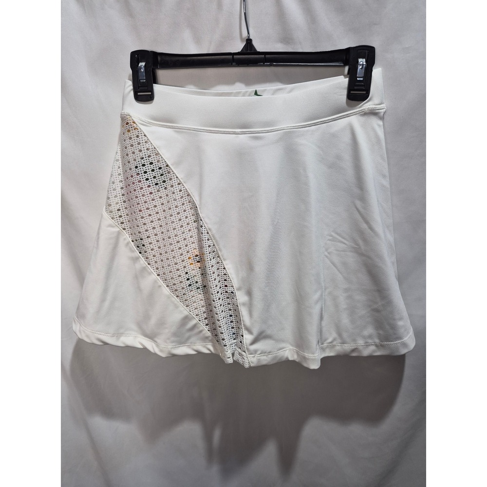 Tuckernuck TNuck Sport White Eyelet Tennis Skort Floral Liner Small